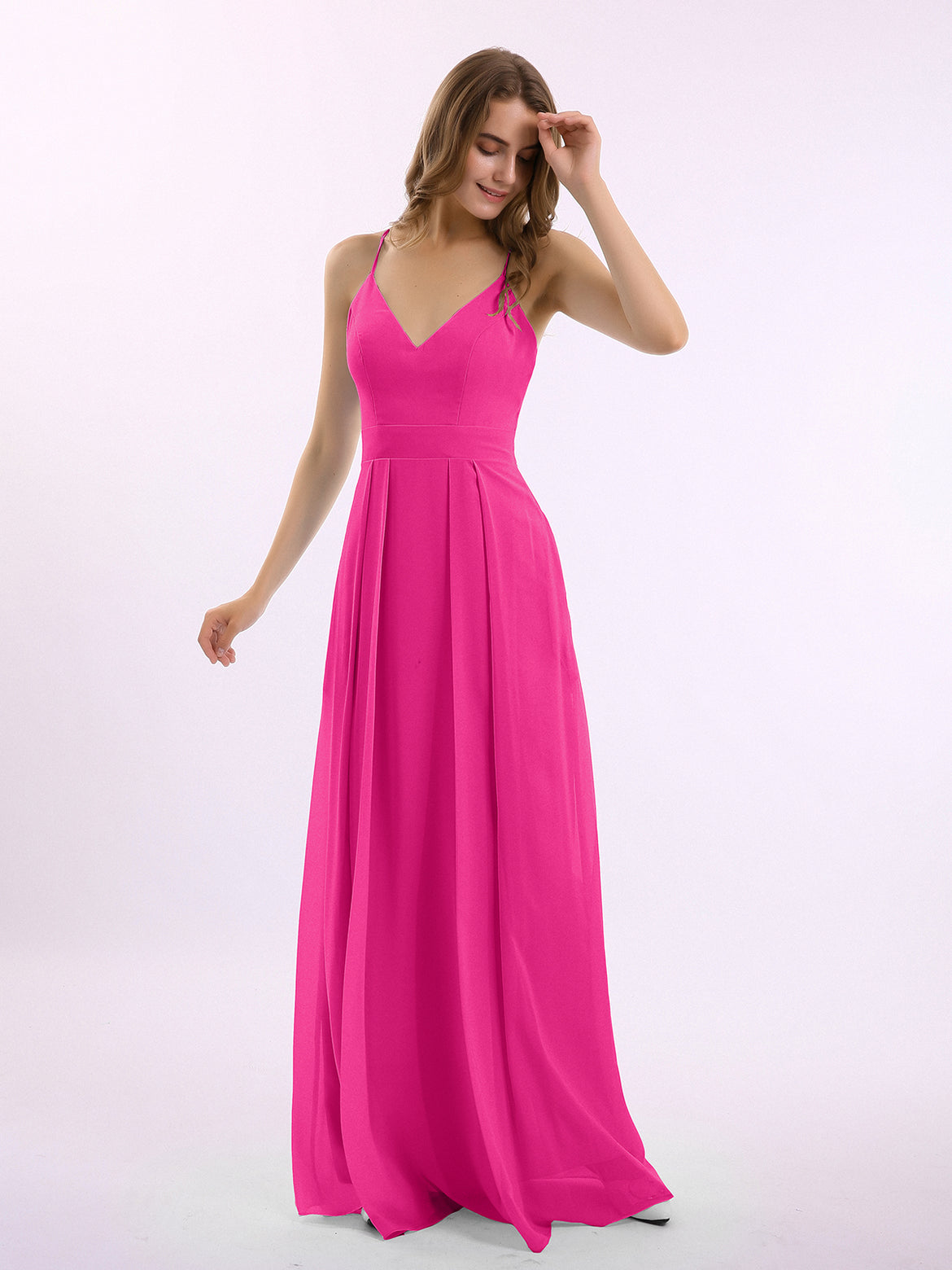Fuchsia Bridesmaid Dresses - For Every Budget BABARONI Fuchsia Bridesmaid Dresses - For Every Budget BABARONI