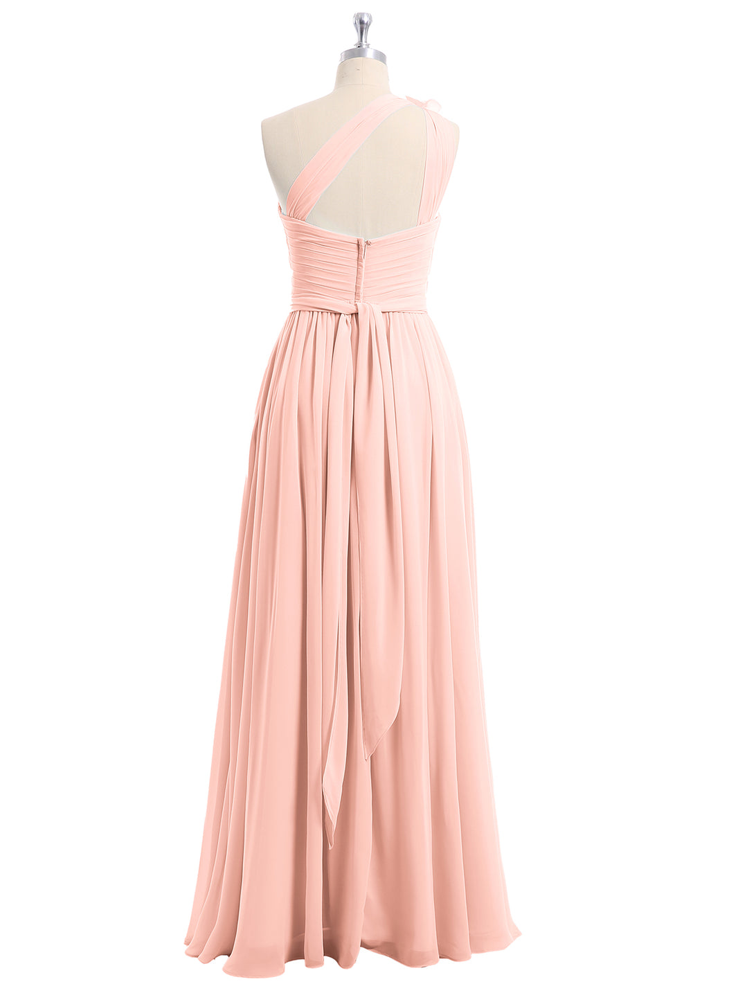 BABARONI One Flower Shoulder Chiffon Dresses with Pocket Coral, Coral / US0