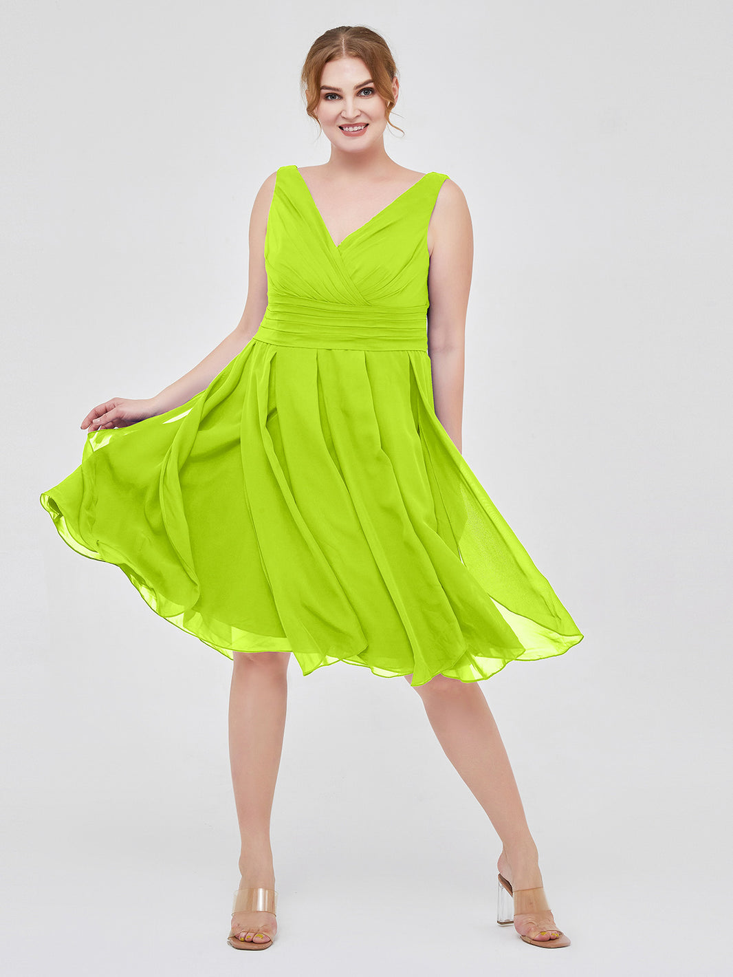 slim fit dress slacks Long Sage Satin Cowl Neck Bridesmaid Dress – Lisposa main image 1