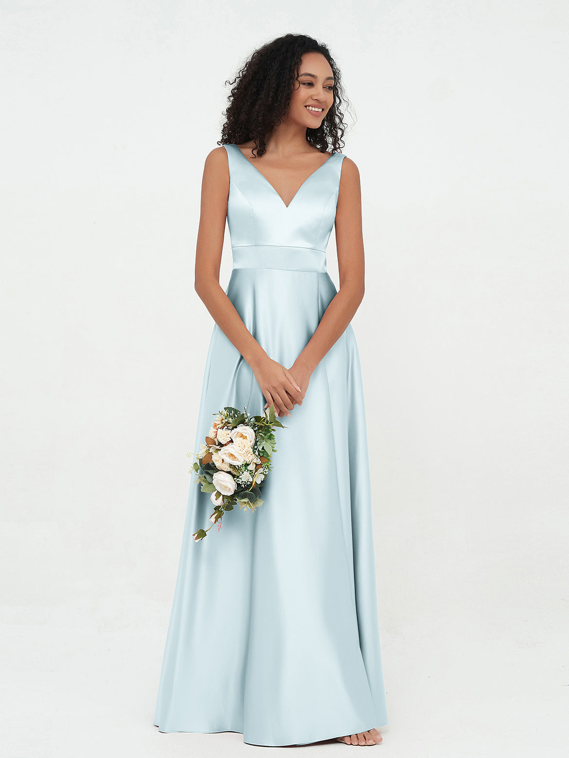 princess polly baby blue dress Mist, Blue Mist Bridesmaid Dresses main image 1