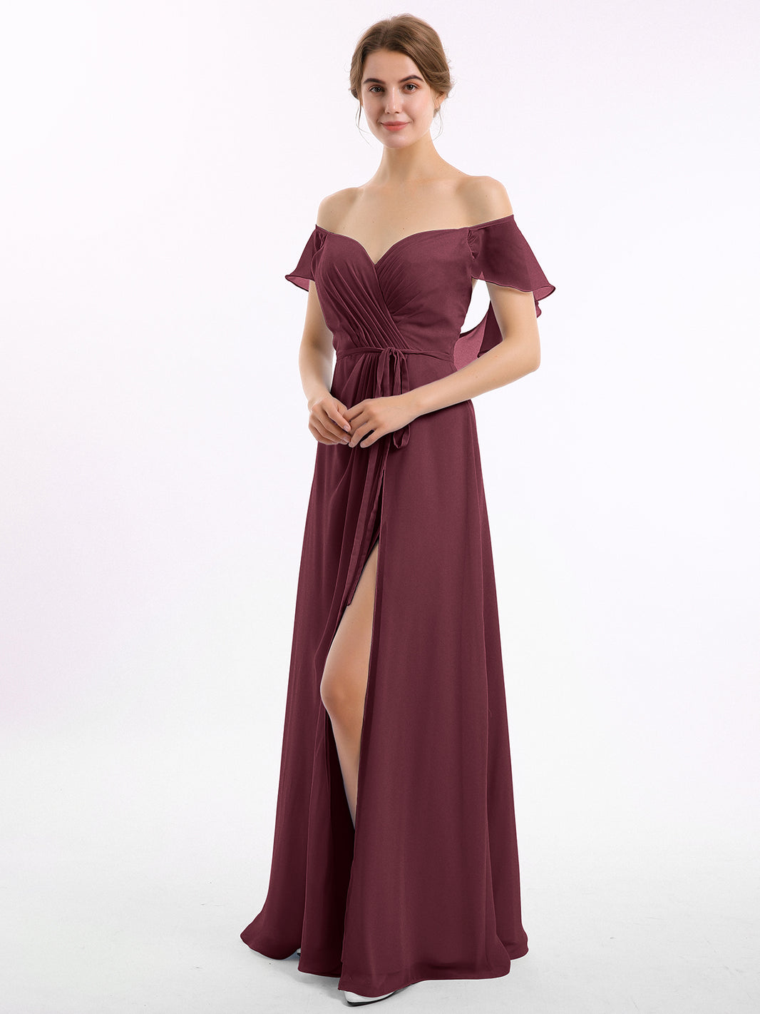cotton full sleeve maxi dress Jessalynn Cut-Out Long Sleeve Maxi Dress White