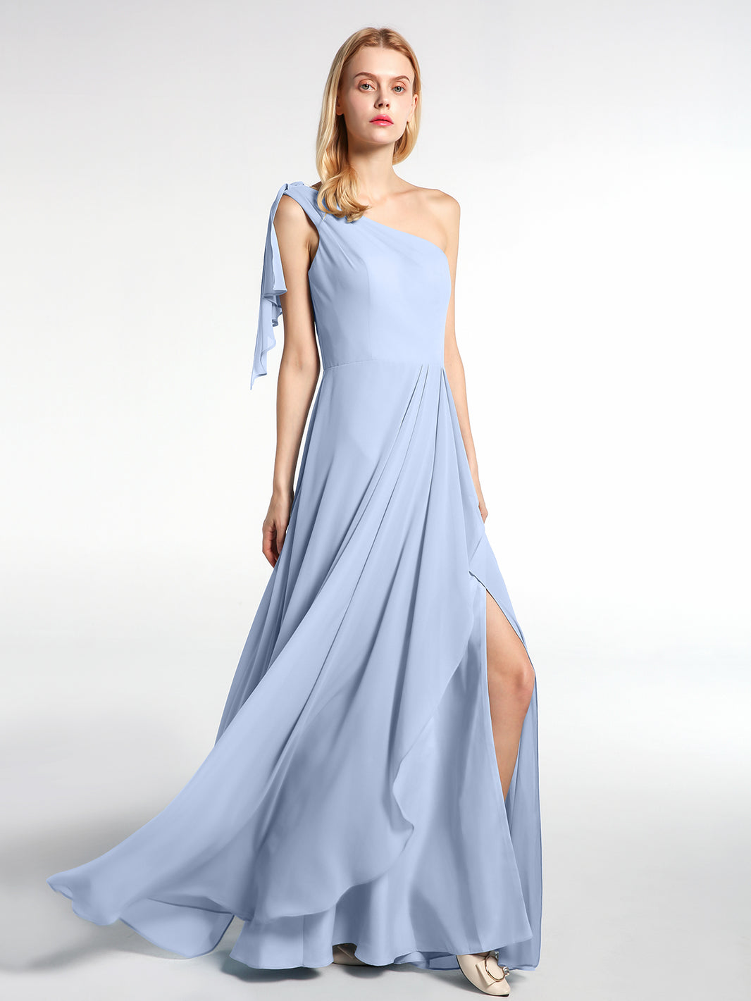 sachin and babi light blue dress Yellow Print Chiffon Dress with Sequins For Sale at 1stDibs