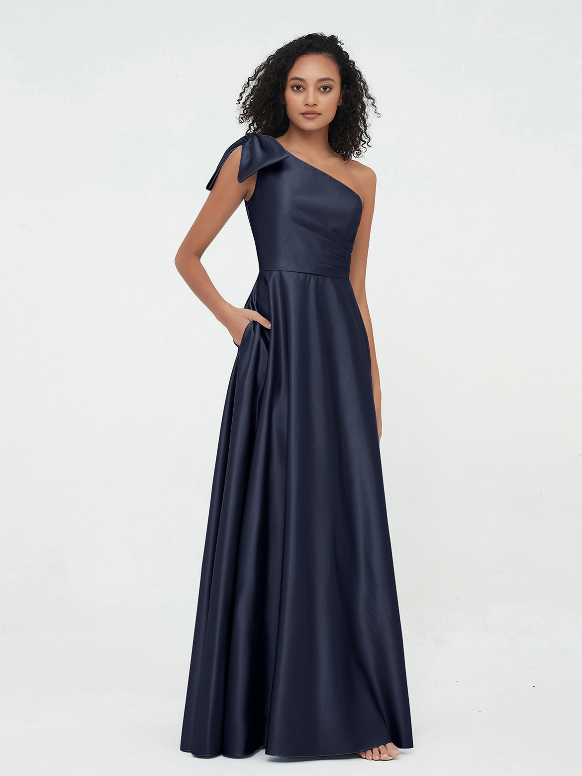 princess polly baby blue dress Sexy Mismatched Dark Navy Chic Silky Mermaid Soft Satin Long Bridesmai