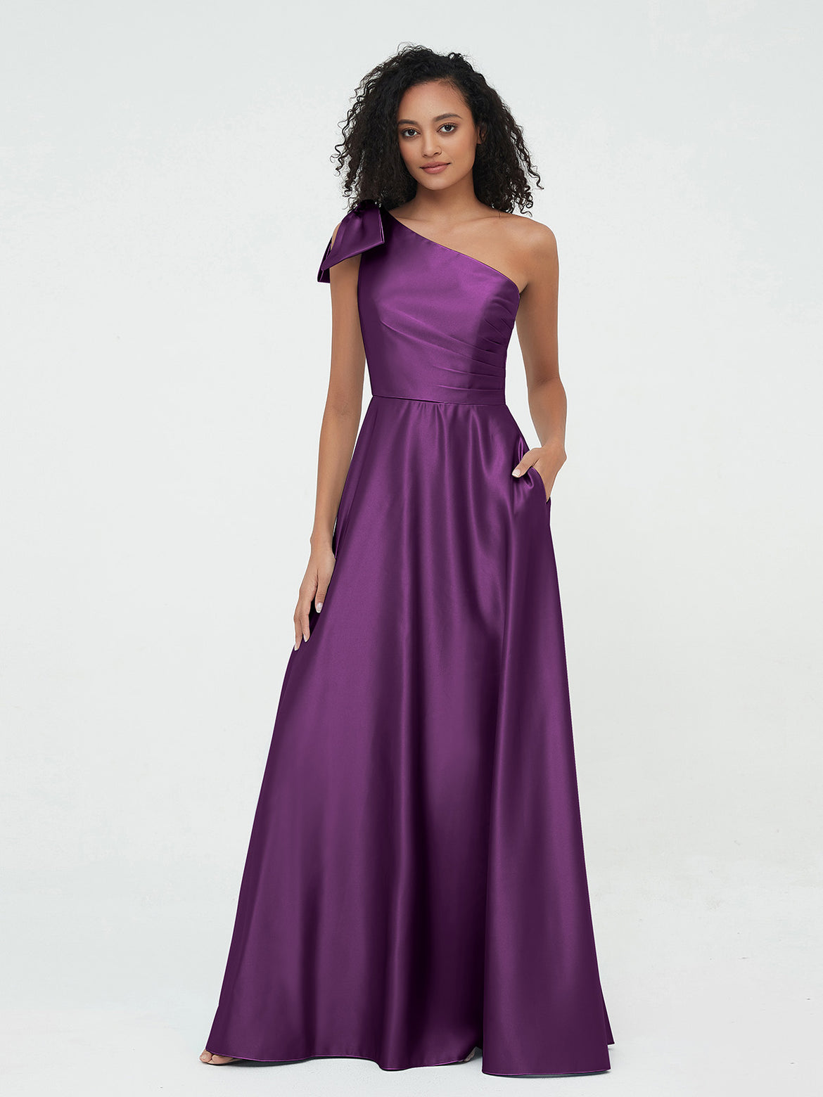 Grape Bridesmaid Dresses - Gowns Under $100 BABARONI Grape Bridesmaid Dresses - Gowns Under $100 BABARONI