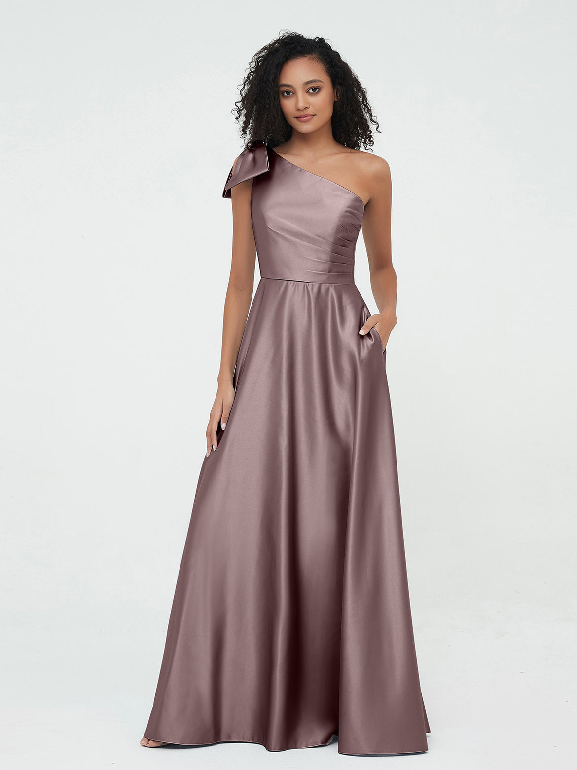 Vintage Mauve Bridesmaid Dresses - Free Custom Sizing BABARONI Vintage Mauve Bridesmaid Dresses - Free Custom Sizing BABARONI