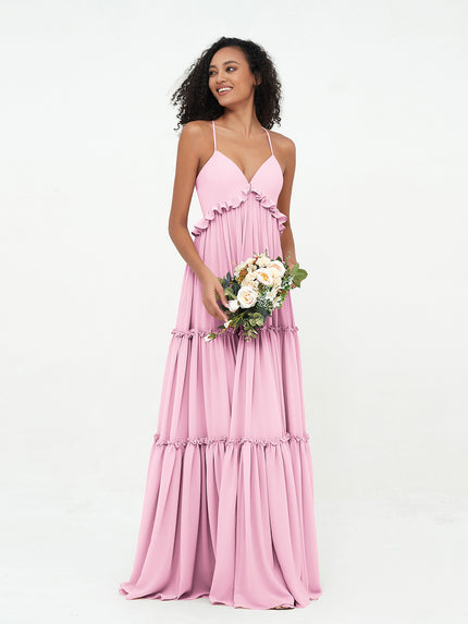 Sal & Pimenta Pink Candy Floral Dress