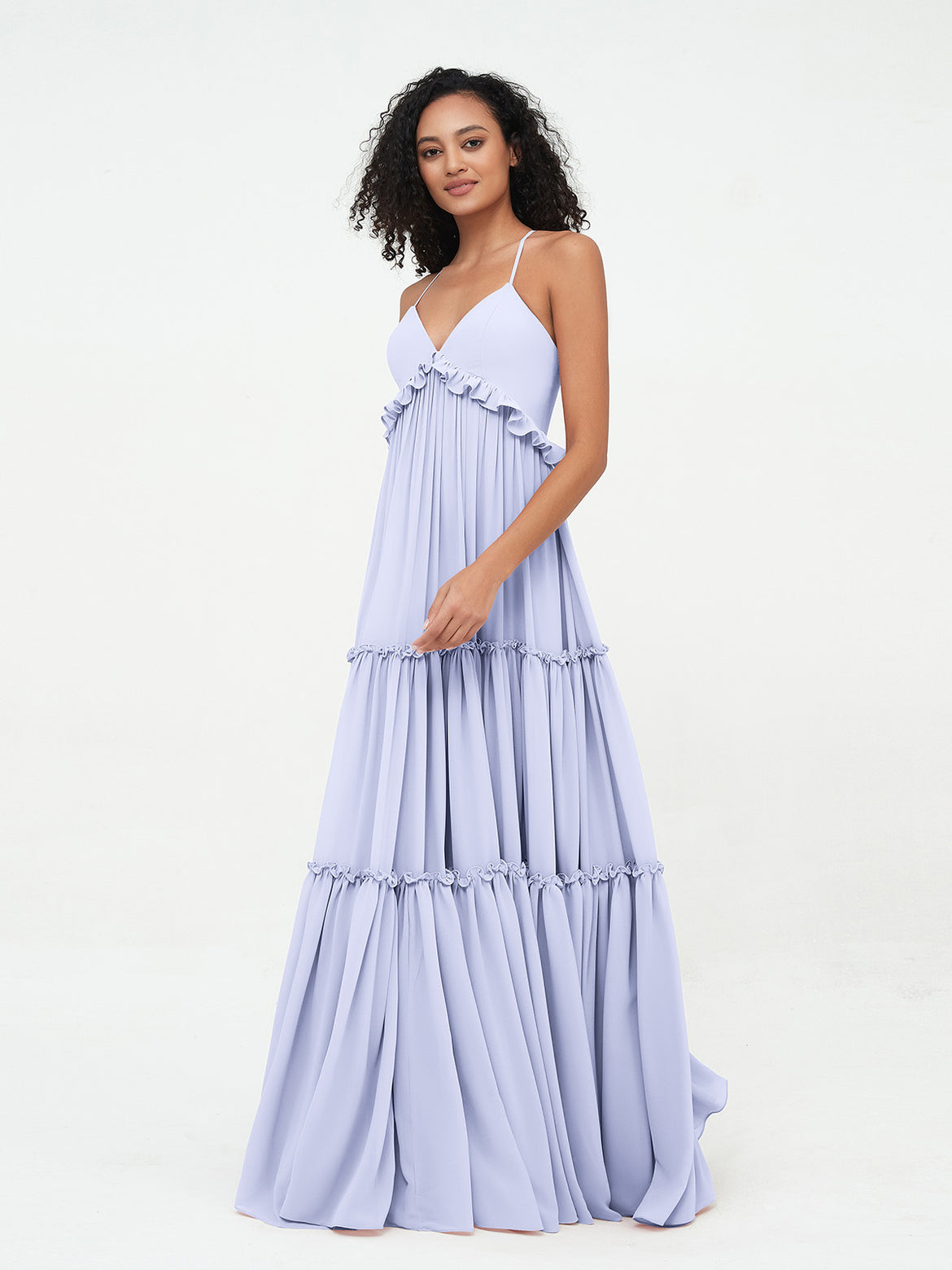 All Purples Bridesmaid Dresses BABARONI All Purples Bridesmaid Dresses BABARONI