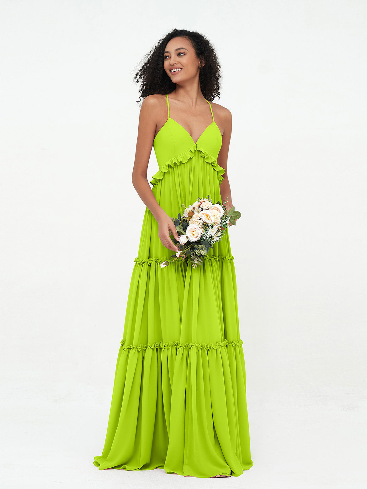 Lime-Green Bridesmaid Dresses - For Spring Summer Wedding  BABARONI