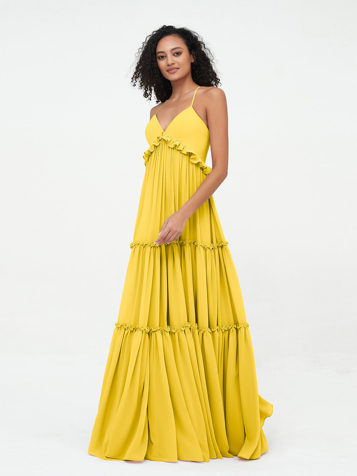 All Yellows Bridesmaid Dresses BABARONI All Yellows Bridesmaid Dresses BABARONI