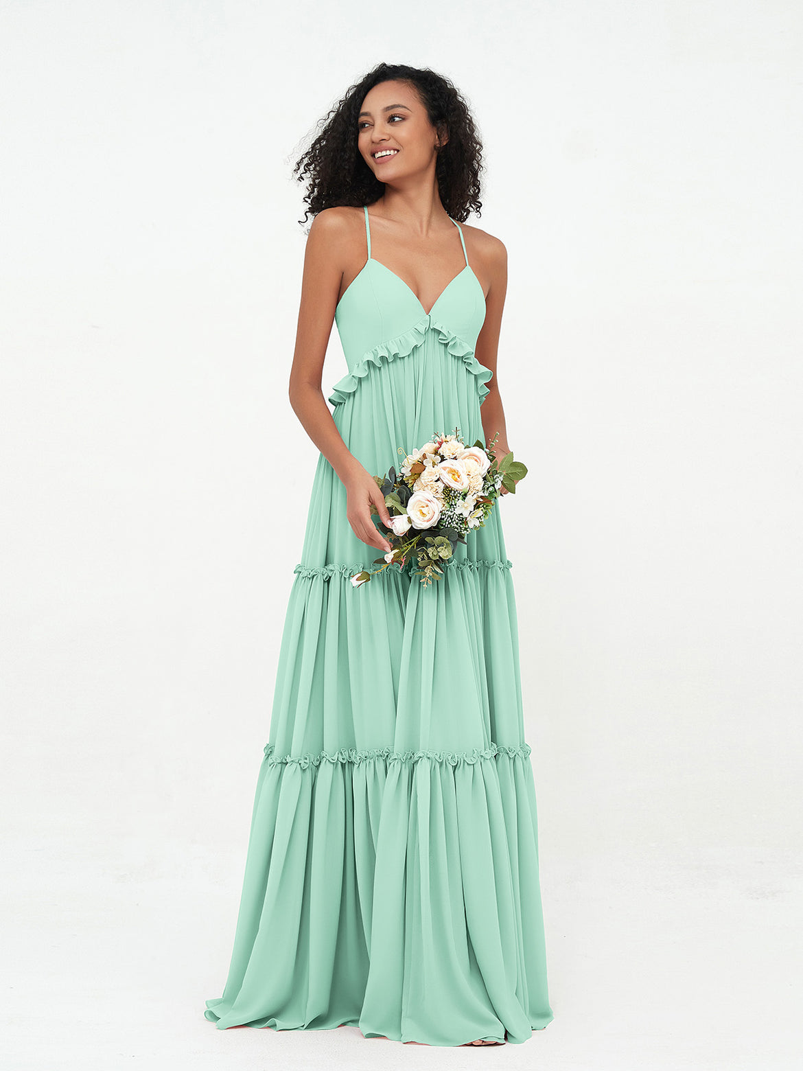Mint Green Bridesmaid Dresses For Spring Summer Weddings BABARONI Mint Green Bridesmaid Dresses For Spring Summer Weddings BABARONI
