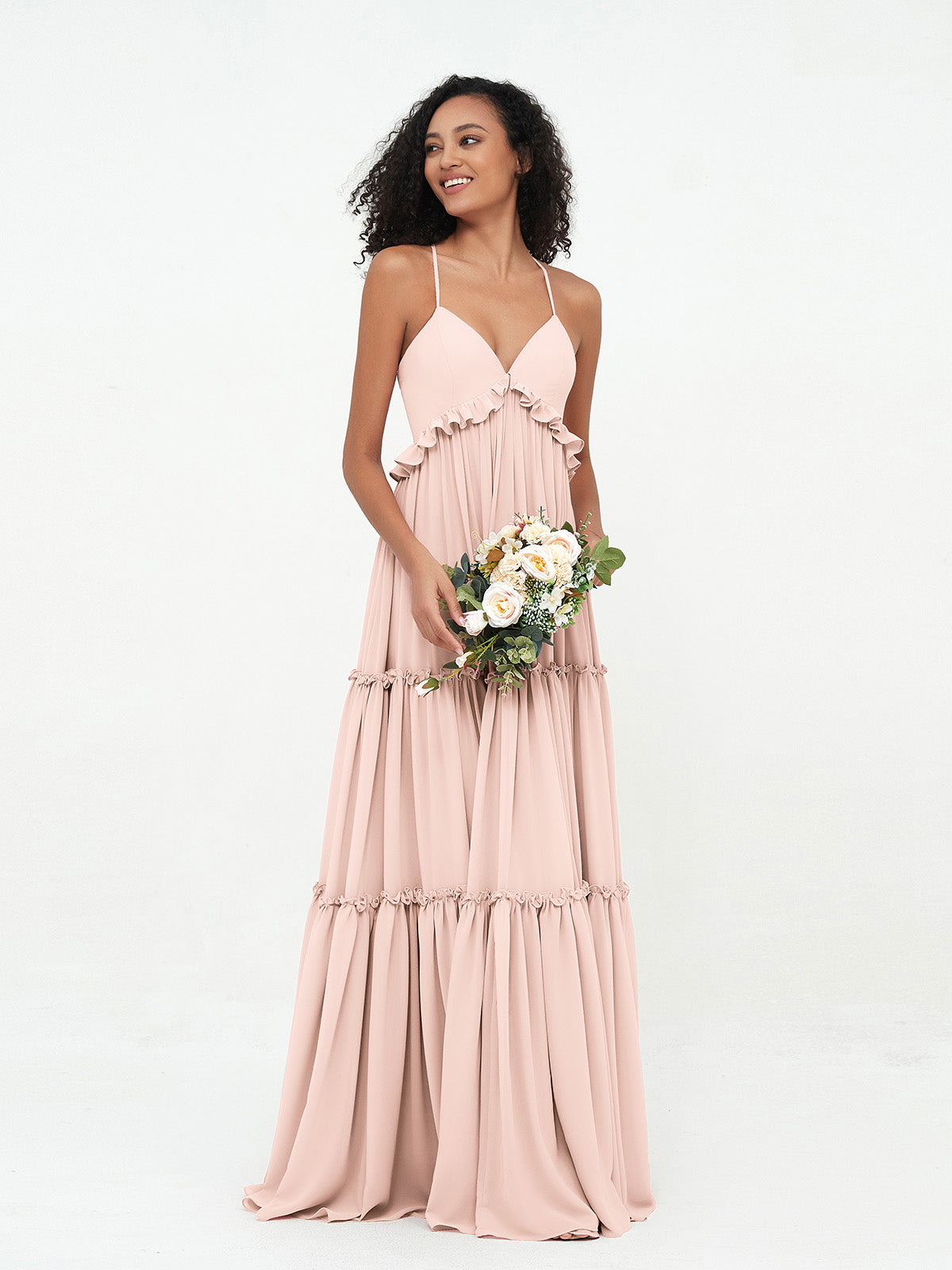 Pearl Pink Bridesmaid Dresses - Free Custom Size & Affordable Prices –  BABARONI