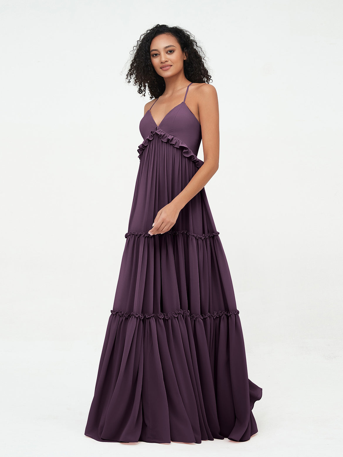 Plum Bridesmaid Dresses - Quality Gowns for All Wedding Budget BABARONI Plum Bridesmaid Dresses - Quality Gowns for All Wedding Budget BABARONI