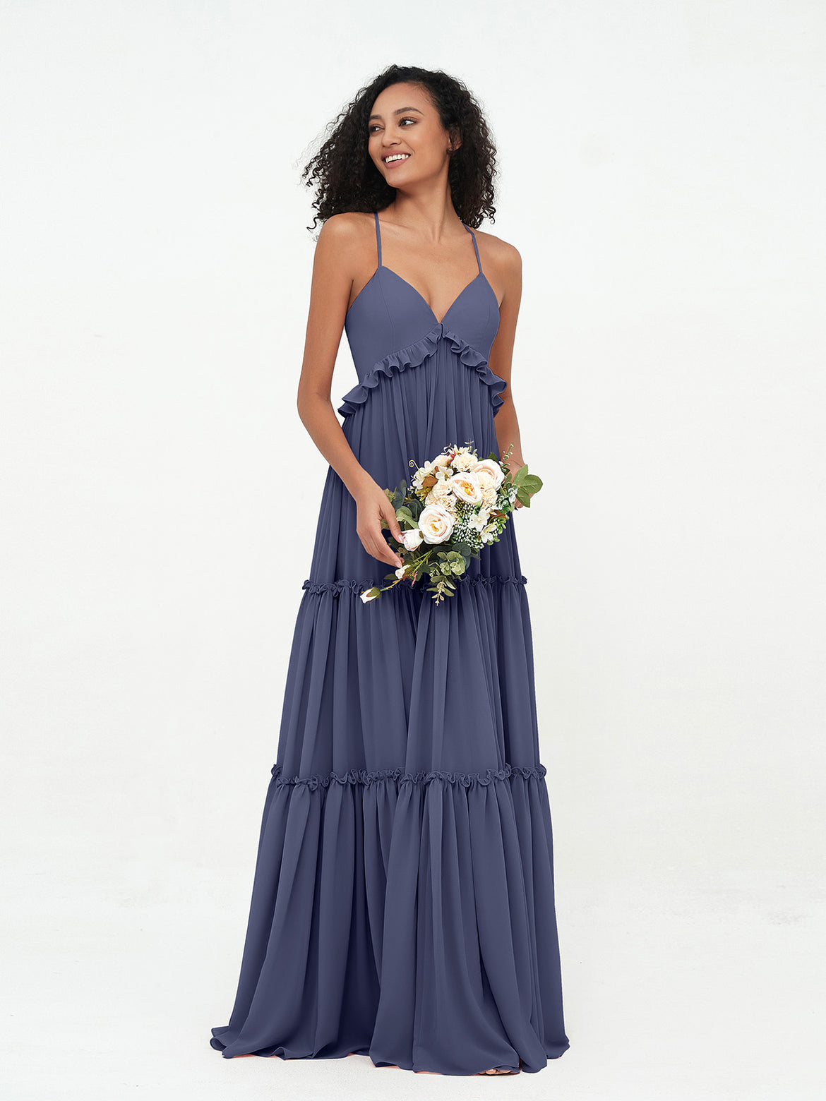 Stormy Bridesmaid Dresses - Elegantly Bold Color in Various Styles   BABARONI