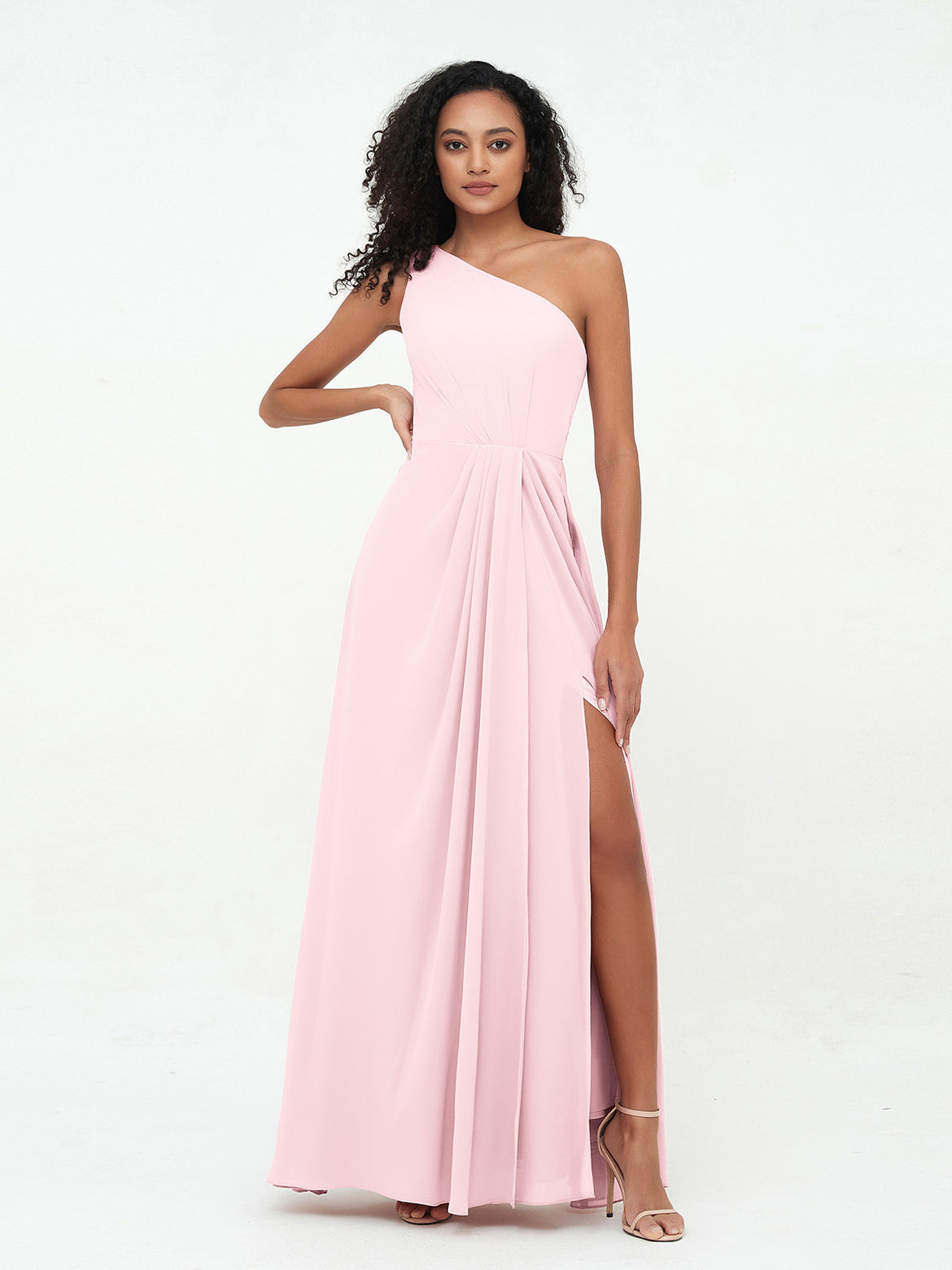 Blushing Pink Bridesmaid Dresses - For Spring Summer Weddings  BABARONI