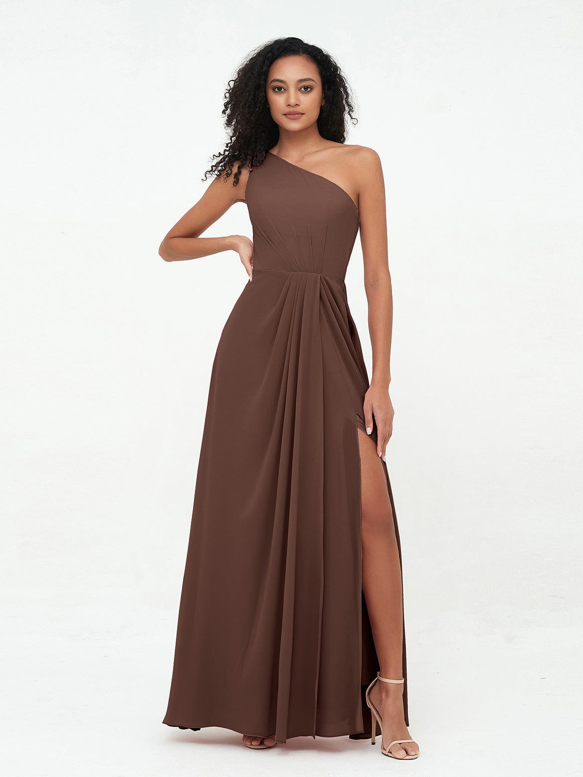 Chocolate Bridesmaid Dresses BABARONI Chocolate Bridesmaid Dresses BABARONI