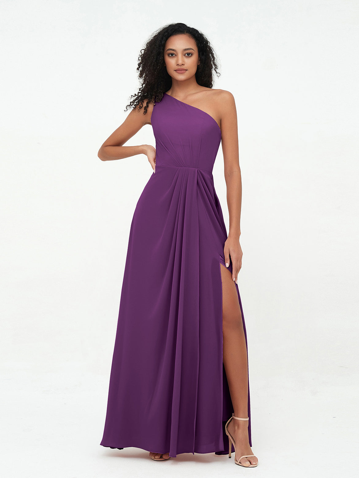 All Purples Bridesmaid Dresses BABARONI All Purples Bridesmaid Dresses BABARONI