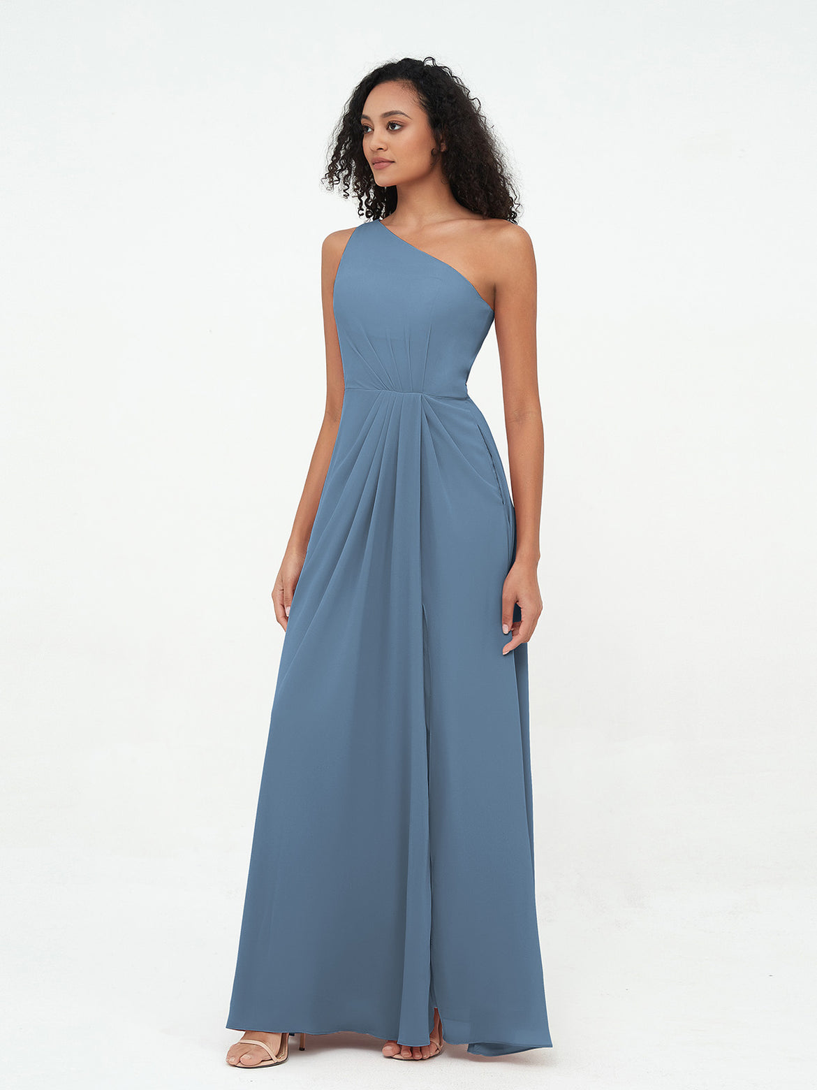 Slate Blue Bridesmaid Dresses - Free Custom Sizing  BABARONI