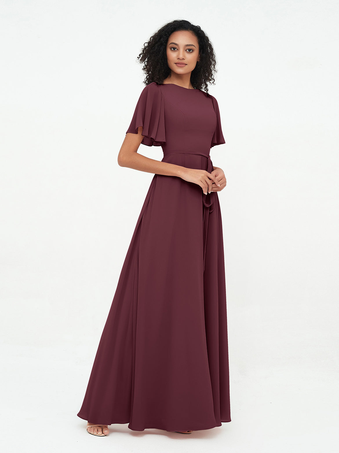 sachin and babi light blue dress Cabernet Bridesmaid Dresses