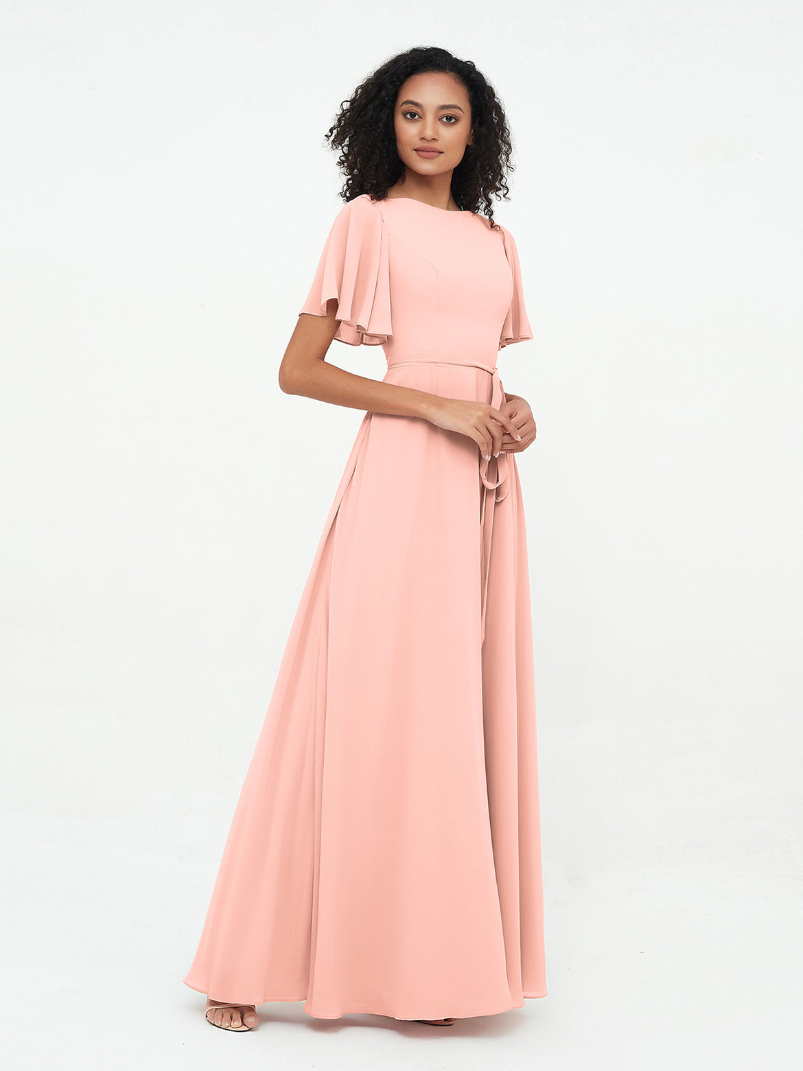 Coral Bridesmaid Dresses - Eternal Beauty Under $100 BABARONI Coral Bridesmaid Dresses - Eternal Beauty Under $100 BABARONI