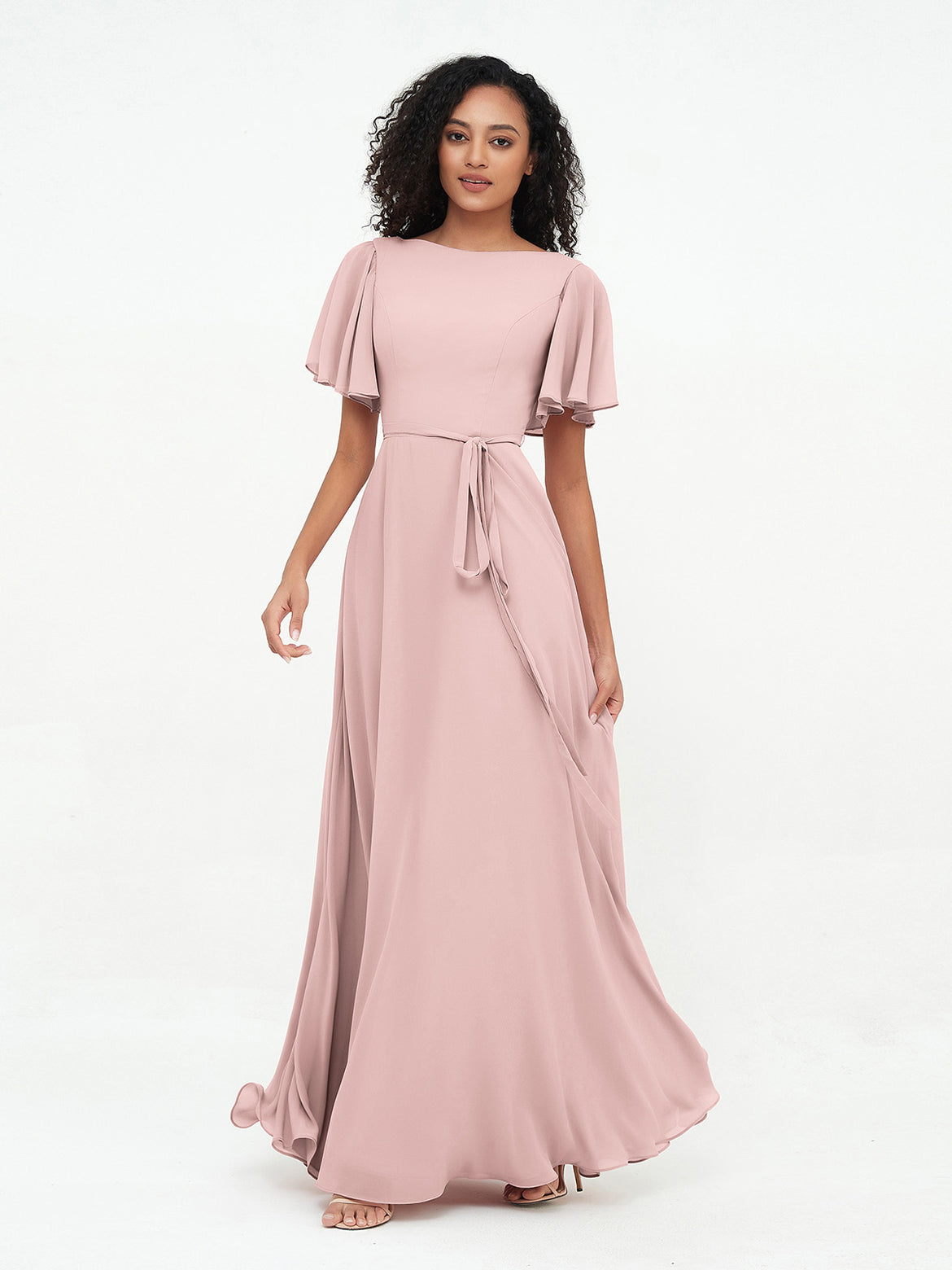 Dusty Rose Bridesmaid Dresses - For Every Wedding Season BABARONI Dusty Rose Bridesmaid Dresses - For Every Wedding Season BABARONI