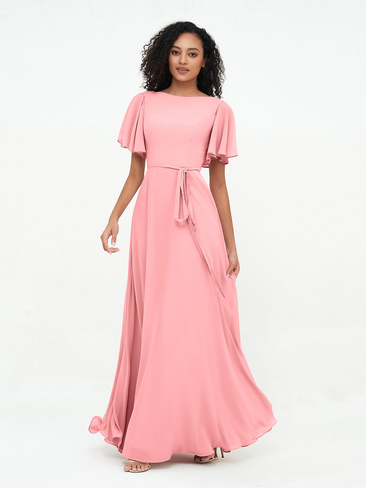 Flamingo Bridesmaid Dresses - Free Custom Size  BABARONI