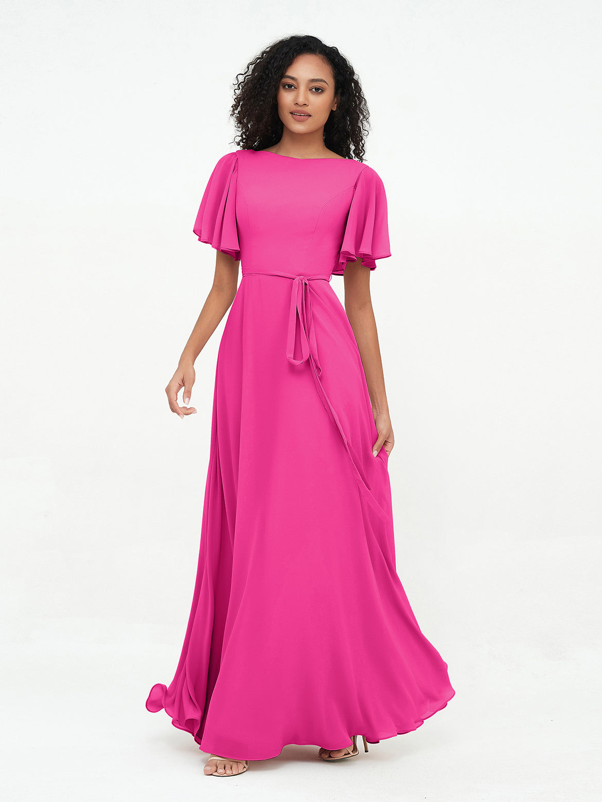 Fuchsia Bridesmaid Dresses - For Every Budget BABARONI Fuchsia Bridesmaid Dresses - For Every Budget BABARONI