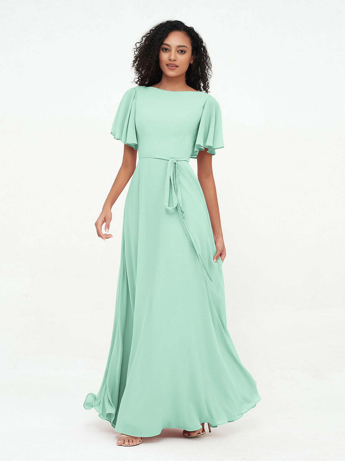 Mint Green Bridesmaid Dresses For Spring Summer Weddings BABARONI Mint Green Bridesmaid Dresses For Spring Summer Weddings BABARONI