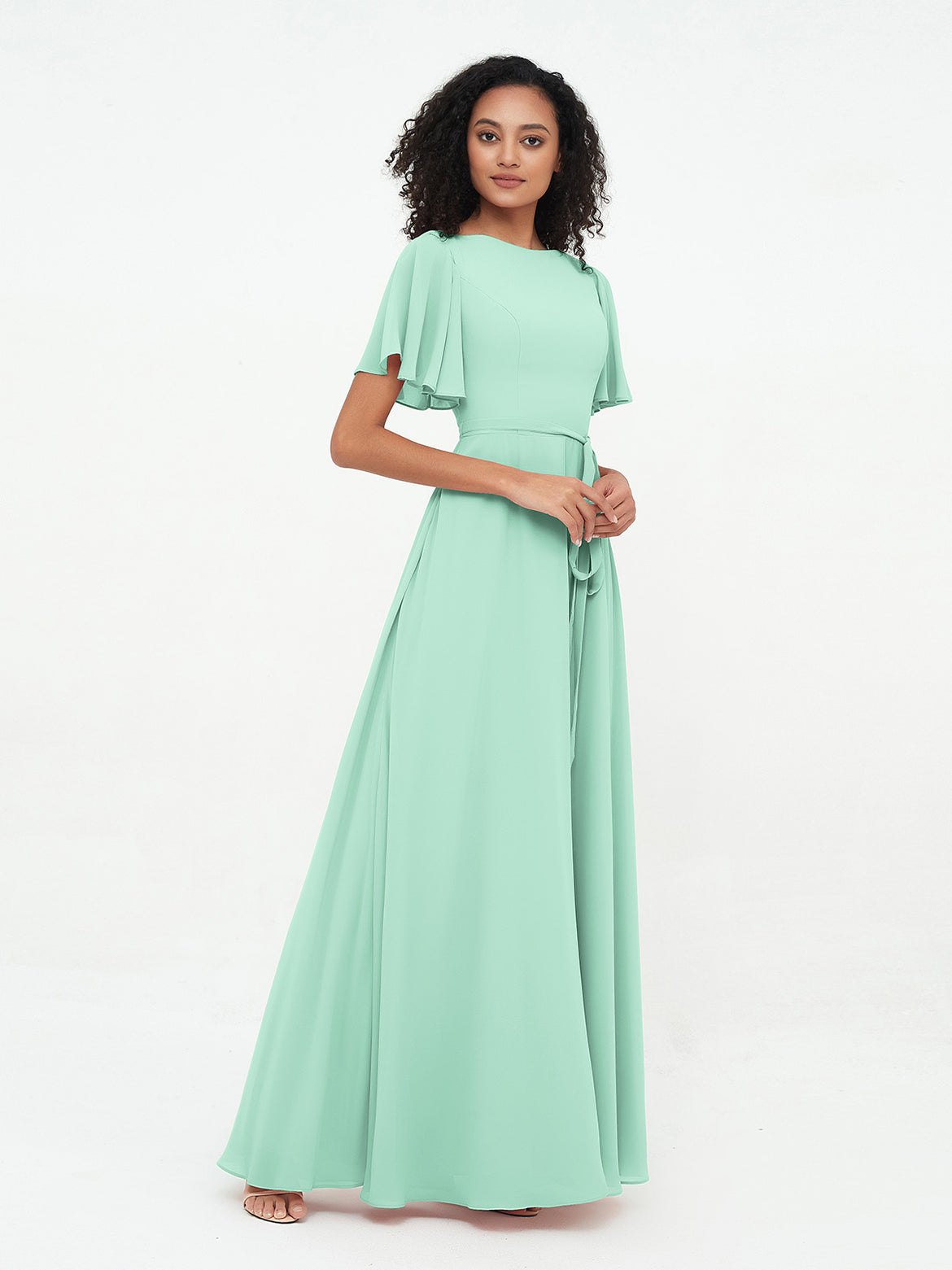 Mint Green Bridesmaid Dresses For Spring Summer Weddings BABARONI Mint Green Bridesmaid Dresses For Spring Summer Weddings BABARONI