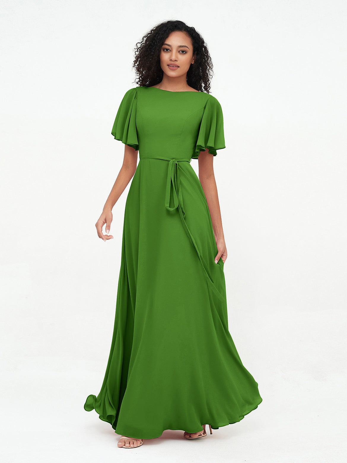 green emerald velvet dress Paris Gown ~ Moss Green Stretch XXL main image 0