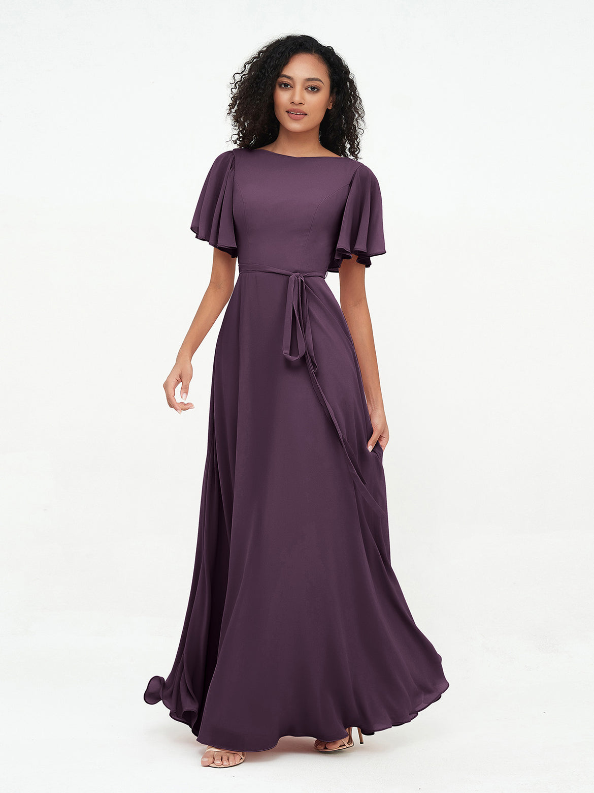 Plum Bridesmaid Dresses - Quality Gowns for All Wedding Budget BABARONI Plum Bridesmaid Dresses - Quality Gowns for All Wedding Budget BABARONI