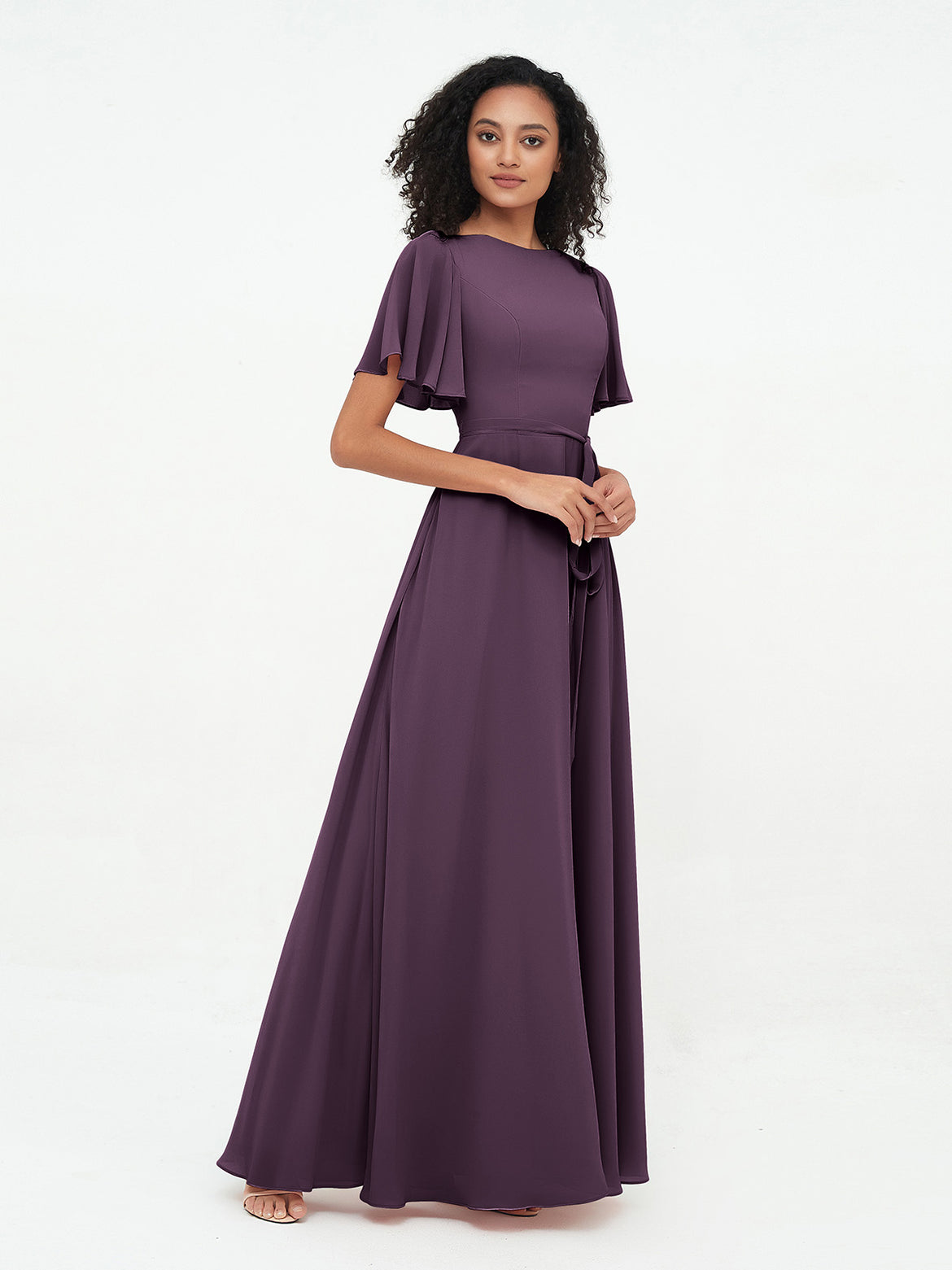 Plum Bridesmaid Dresses - Quality Gowns for All Wedding Budget BABARONI Plum Bridesmaid Dresses - Quality Gowns for All Wedding Budget BABARONI