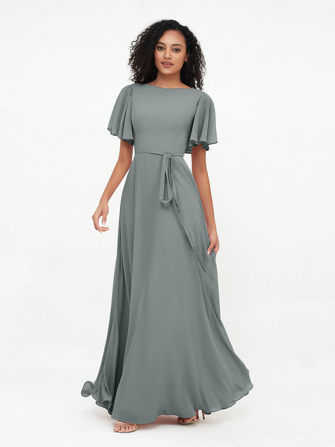 slim fit dress slacks Pearl Pink Satin Bridesmaid Dress Mermaid Floor-Length
