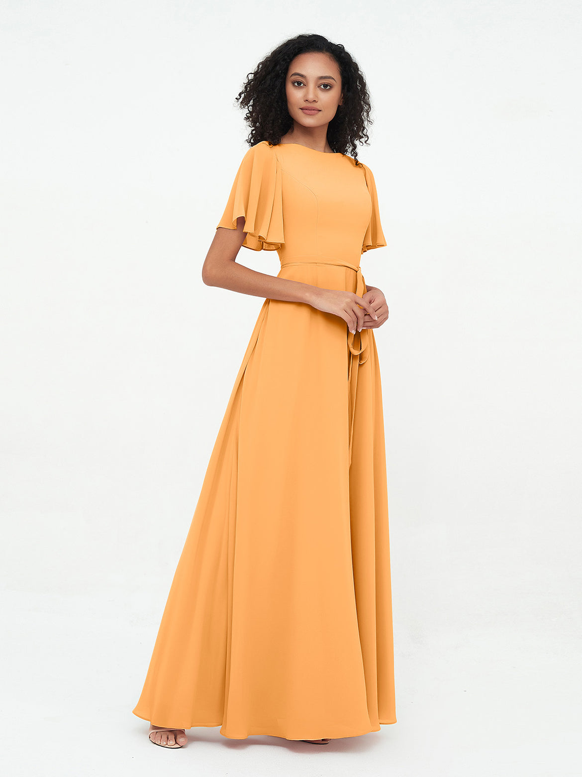 Tangerine Bridesmaid Dresses  BABARONI
