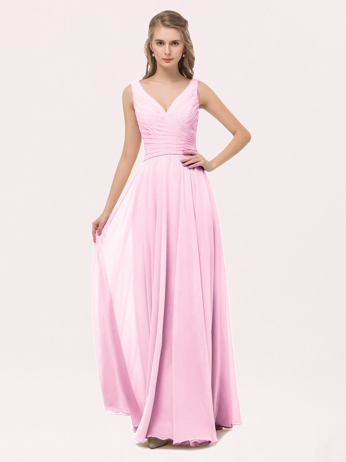 Candy Pink Bridesmaid Dresses - On Sale for Every Wedding Budget BABARONI Candy Pink Bridesmaid Dresses - On Sale for Every Wedding Budget BABARONI