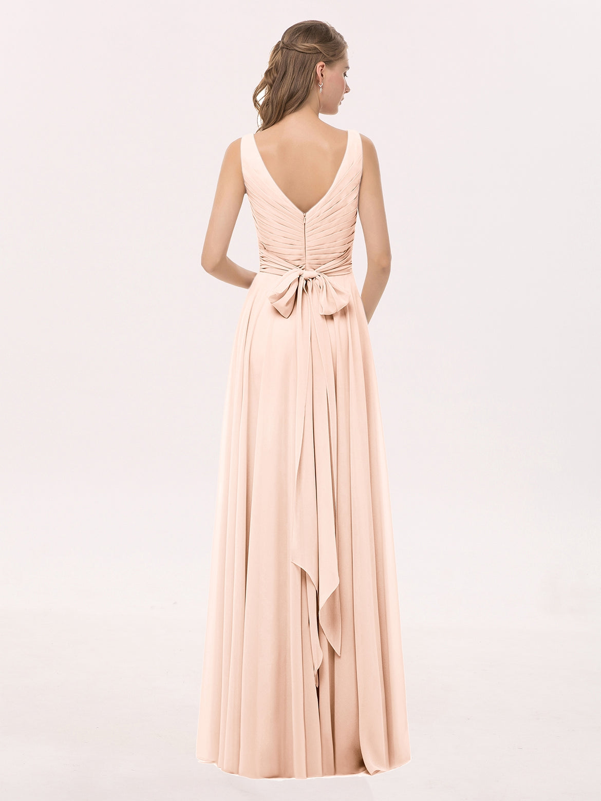 Pearl Pink Bridesmaid Dresses - Free Custom Size & Affordable Prices   BABARONI