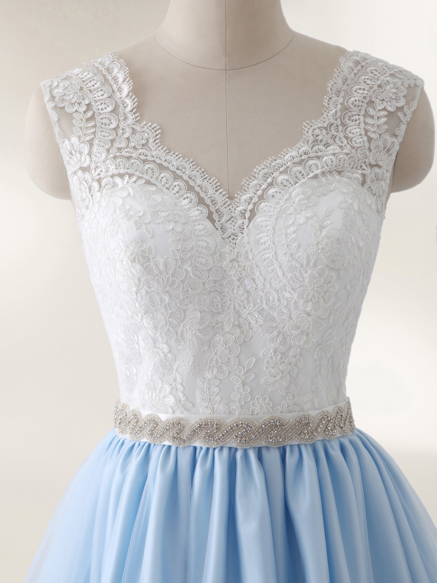 open lace back dress Primavera Couture 4304 Sheer Crystal Corset Prom Dress Sequin Slit V N   Glass Slipper Formals