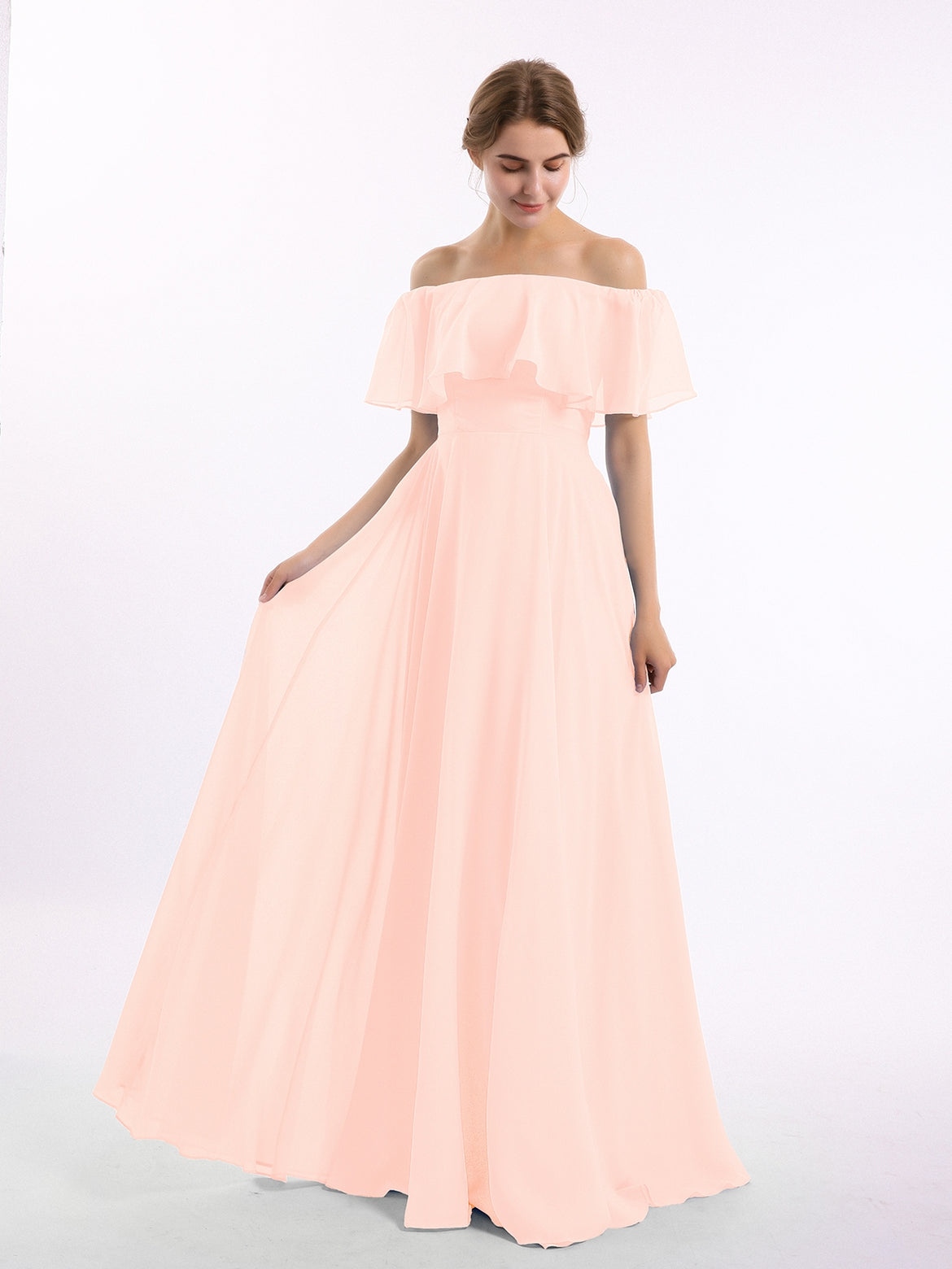Pearl Pink Bridesmaid Dresses - Free Custom Size & Affordable Prices   BABARONI